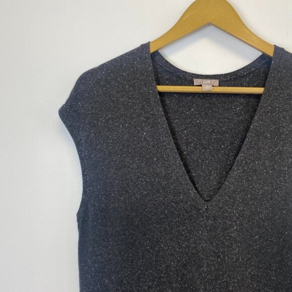 J. Jill Silk Blend V Neck Sweater Vest Tunic - Picture 4 of 10